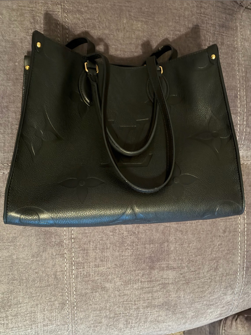 LV Leather Onthego MM